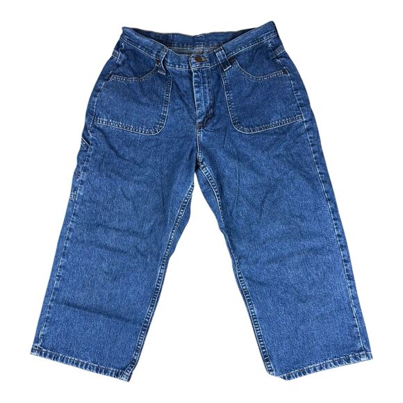 RIDERS by Lee Women’s Capri Jean Size 8M Denim Crop - Picture 1 of 7